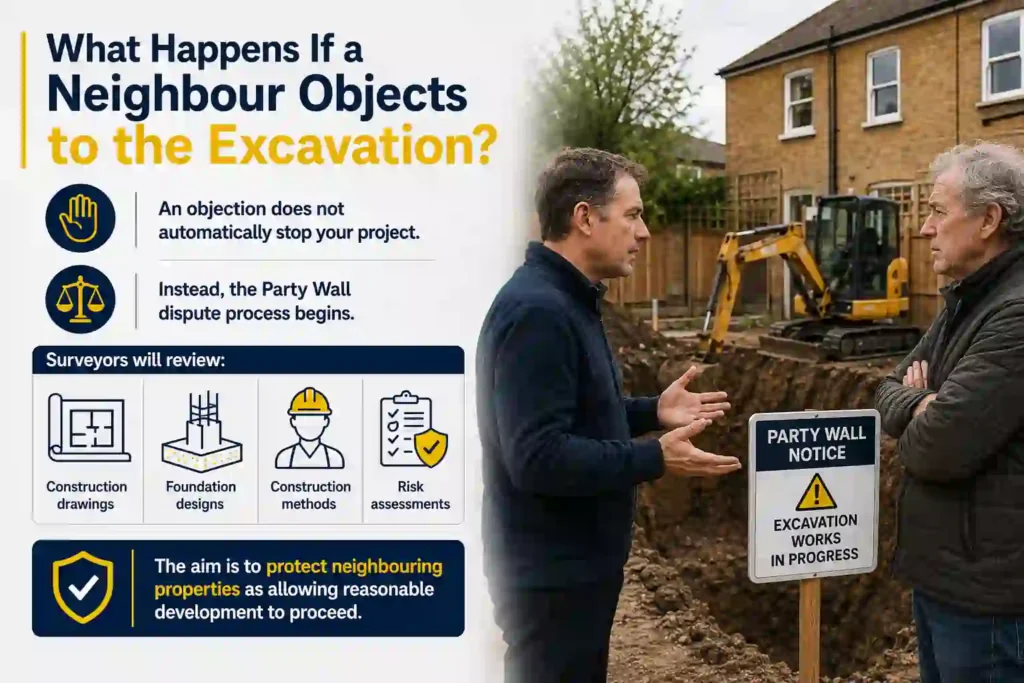 The Complete Guide to Section 6 Excavation Notices 3 What Happens If a Neighbour Objects to the Excavation Kempston