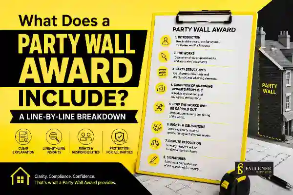 Party Wall Awards Explained Line-by-Line: What Property Owners and Neighbours Need to Know 1 What Does a Party Wall Award Include? A Line-by-Line Breakdown Kempston
